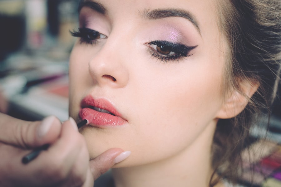 Soft makeup and lashes