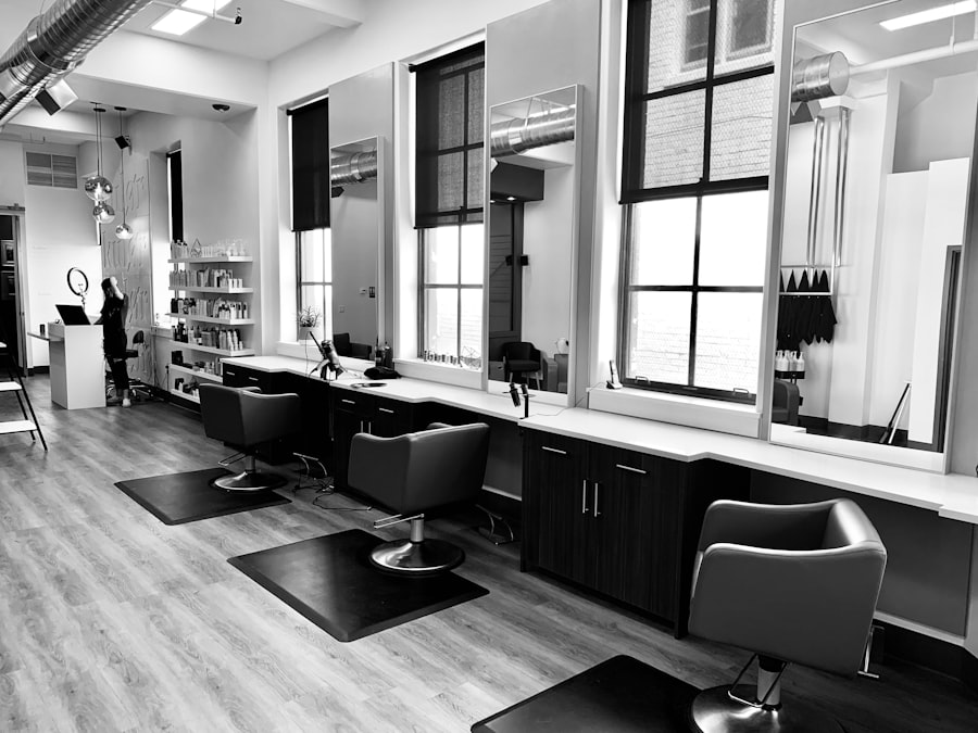 Salon interior calm